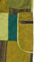 Going Green Zip Pocket Patchwork Pants