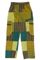 Going Green Zip Pocket Patchwork Pants