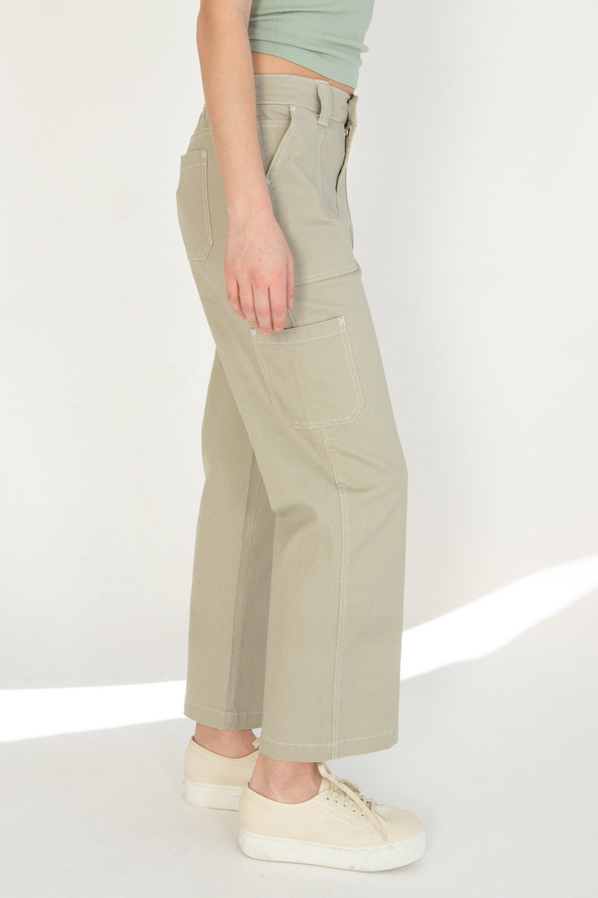 Wide Leg Carpenter Pants