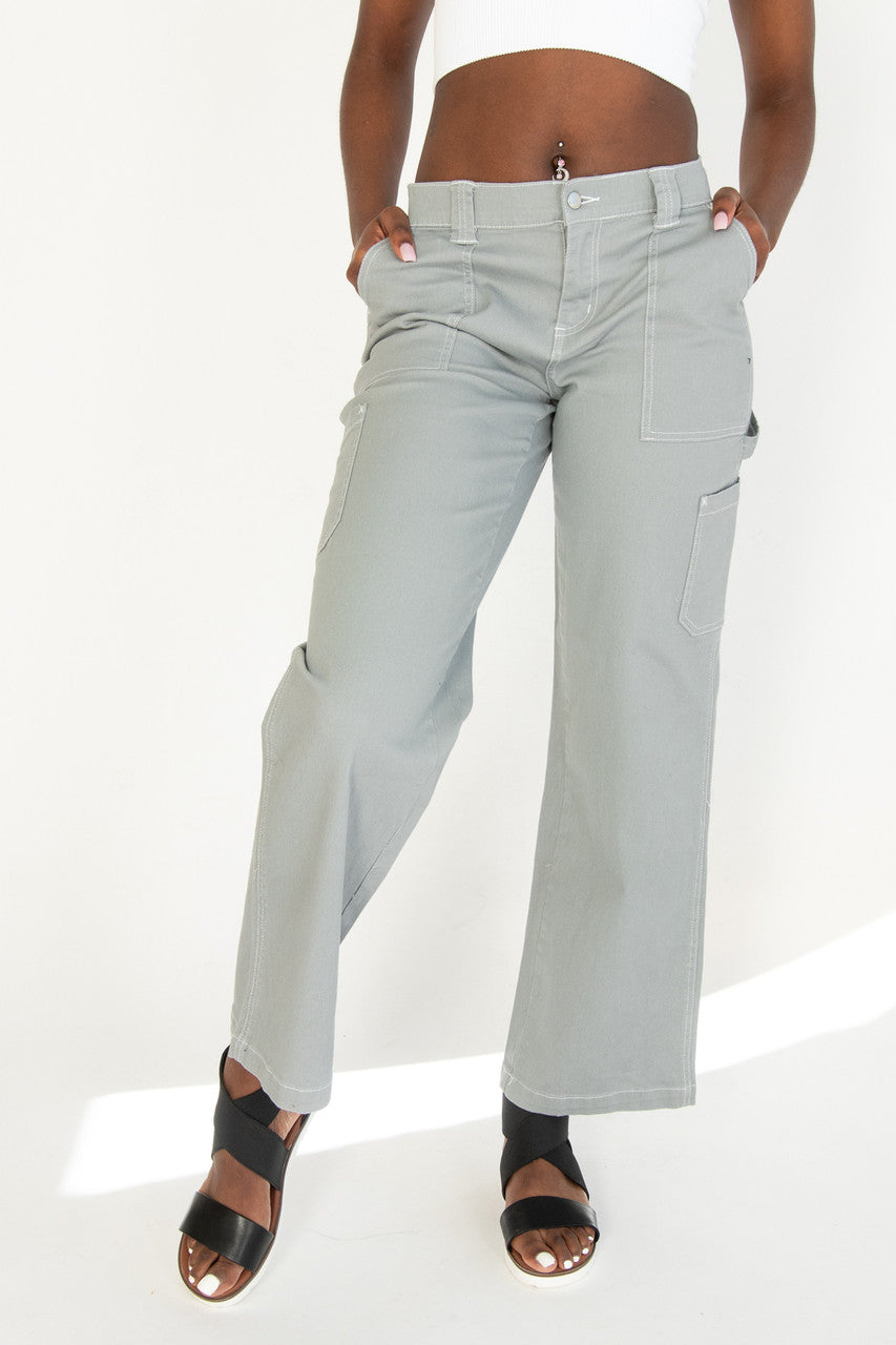 Wide Leg Carpenter Pants