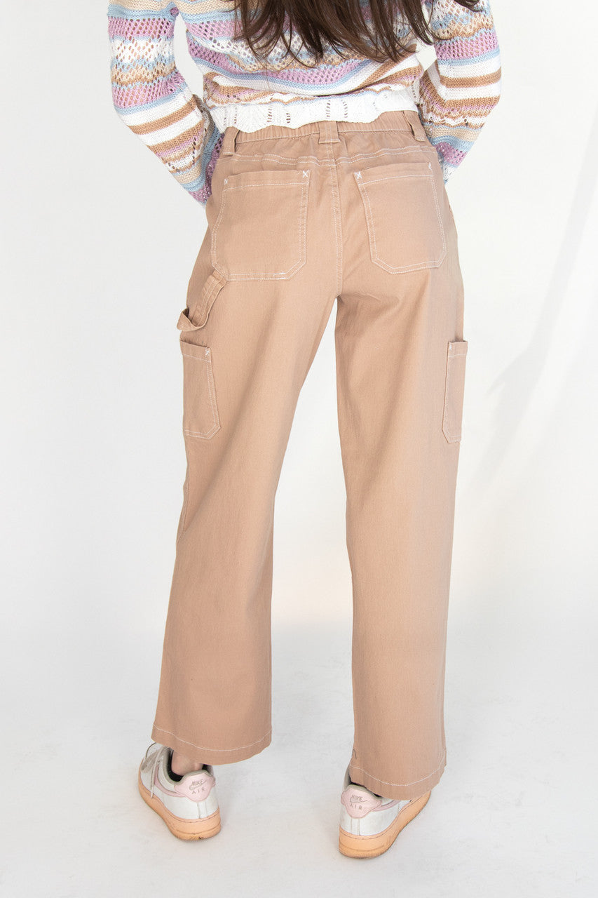 Wide Leg Carpenter Pants