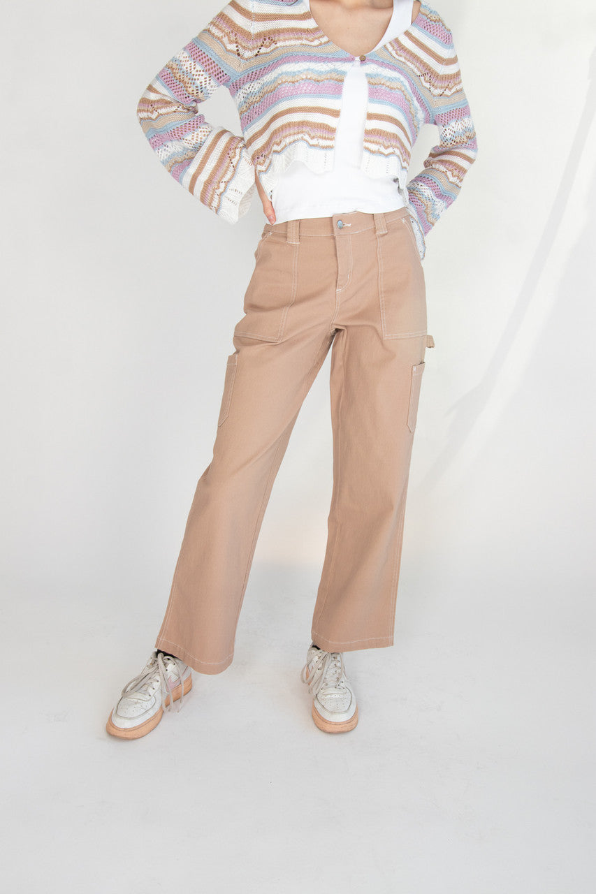 Wide Leg Carpenter Pants