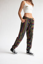 Striped Cargo Joggers