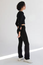 Drawstring Flare Lounge Pants