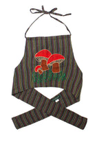 Woven Mushroom Halter Top