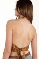 Woven Mushroom Halter Top