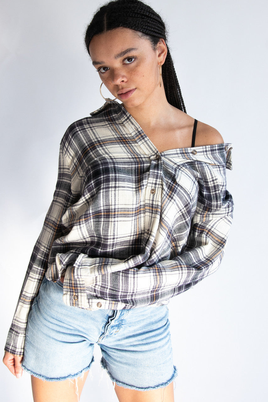 Plum/Gold Flannel