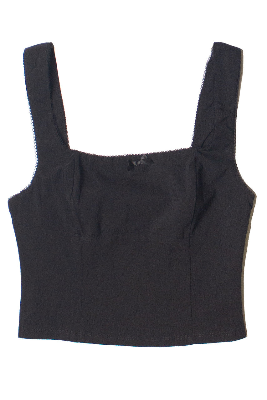 Square Neck Bow Tank Top