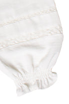 Lace Trim Babydoll Peasant Top