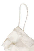 Ruffle Chiffon Cami Tank Top - Ivory