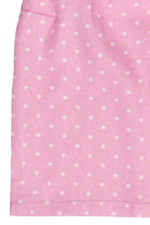 Polka Dot Linen Blend Babydoll Tank Top - Pink