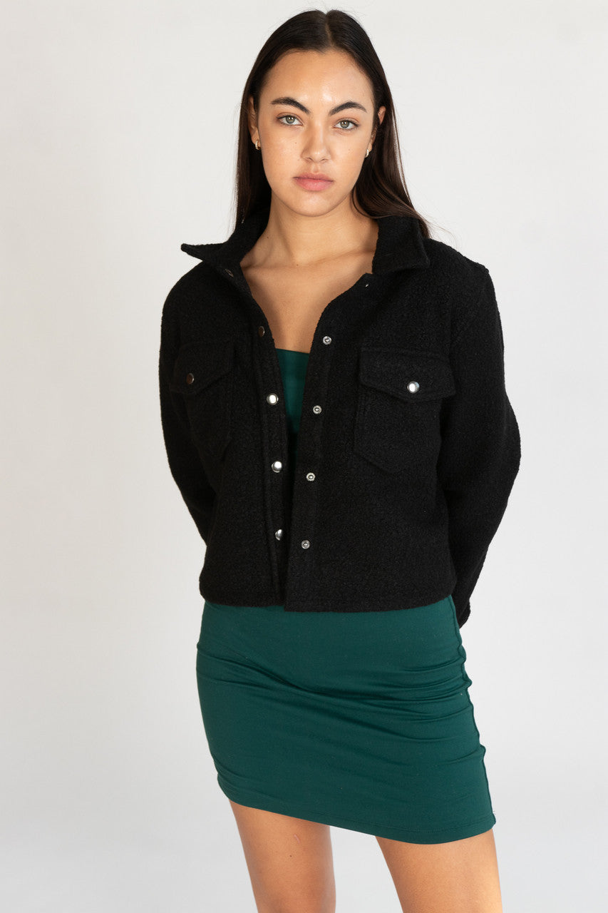Snap Front Shacket