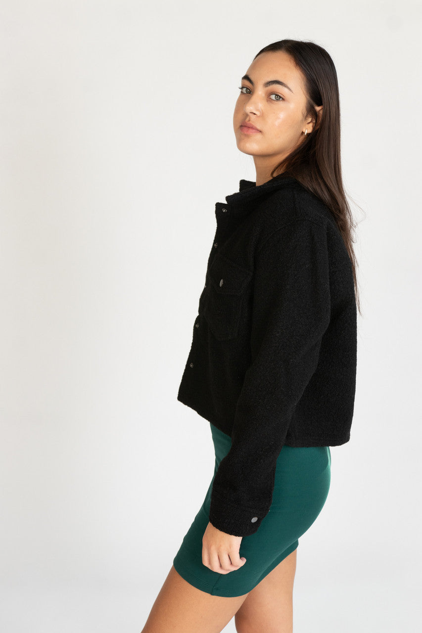 Snap Front Shacket