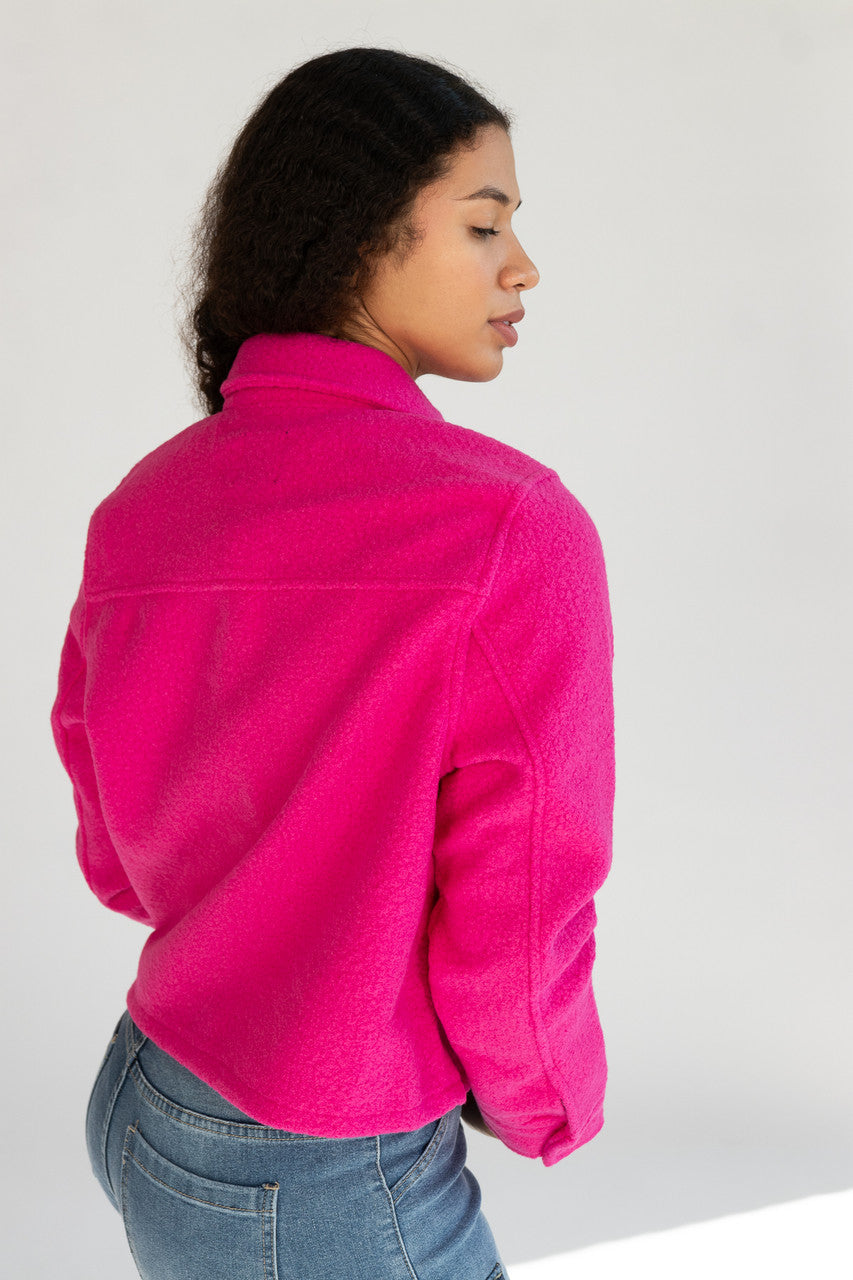 Snap Front Shacket