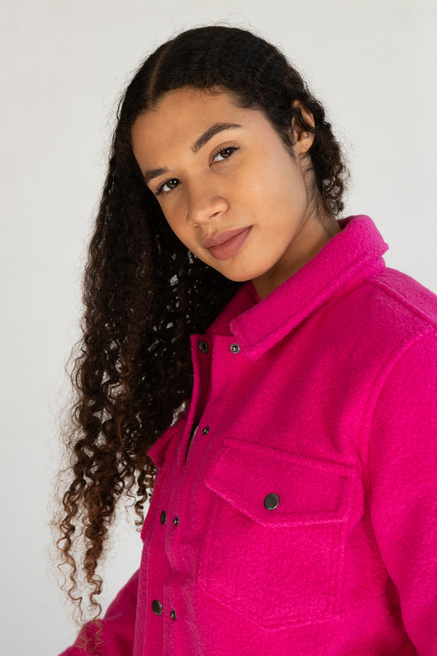 Snap Front Shacket