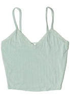 Lace Trim Stripe Cami