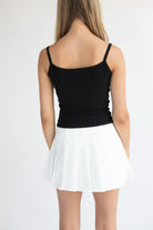 Scallop Edge Bow Tank Top
