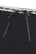 Ribbon Lace Mini Skirt