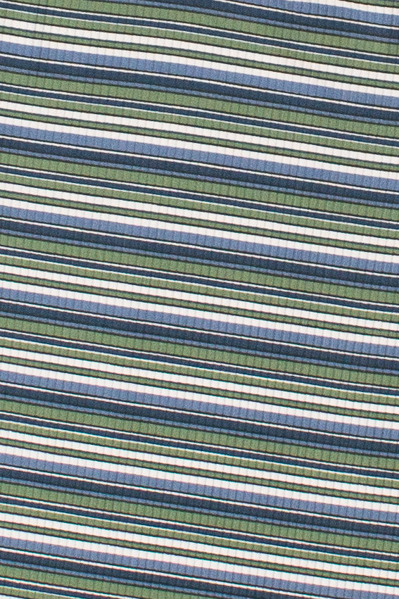 Striped Ribbed Tee