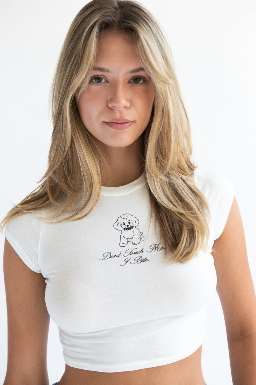 Don't Touch Me I Bite Baby Tee – Ragstock