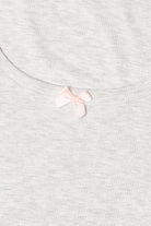 Layered Hem Bow Detail Long Sleeve Top