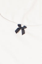 Layered Hem Bow Detail Long Sleeve Top