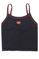 Embroidered Fruit Seamless Tank Top