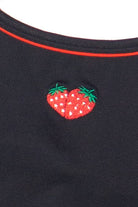 Embroidered Fruit Seamless Tank Top