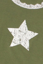 Lace Trim Star Tank Top