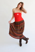 Star Patch Tube Top