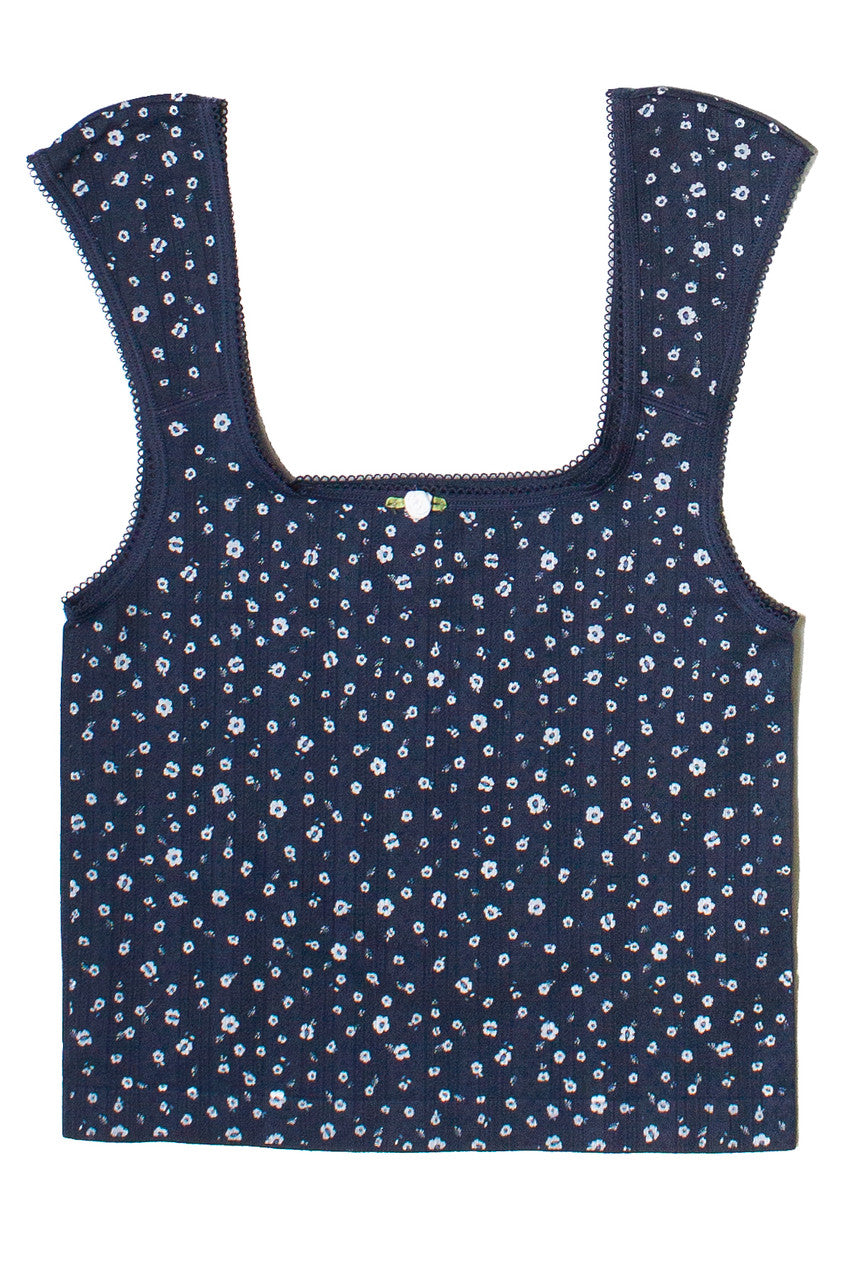 Ditsy Floral Seamless Tank Top