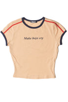Make Boys Cry Ringer Baby Tee