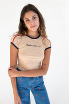 Make Boys Cry Ringer Baby Tee