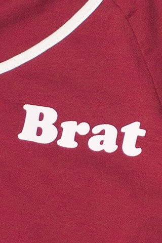 Brat Long Sleeve Sporty Tee