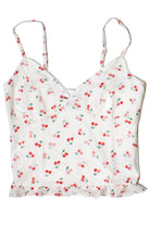 Cherry Print Lace Cami