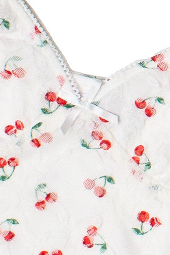 Cherry Print Lace Cami
