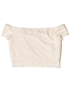 Lace Over The Shoulder Ruched Top