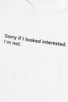 Sorry If I Looked Interested Baby Tee