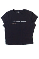 Sorry If I Looked Interested Baby Tee