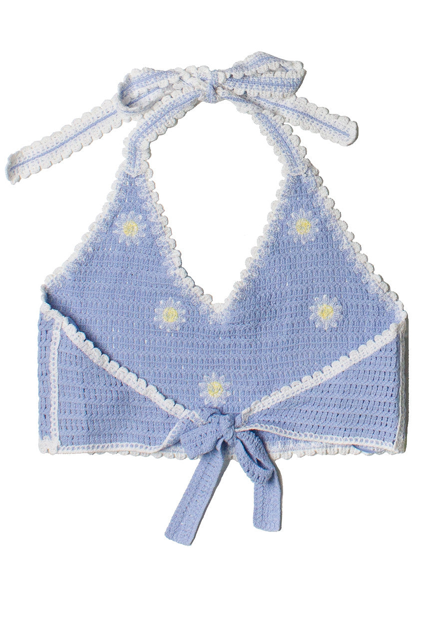 Daisy Crochet Halter Top