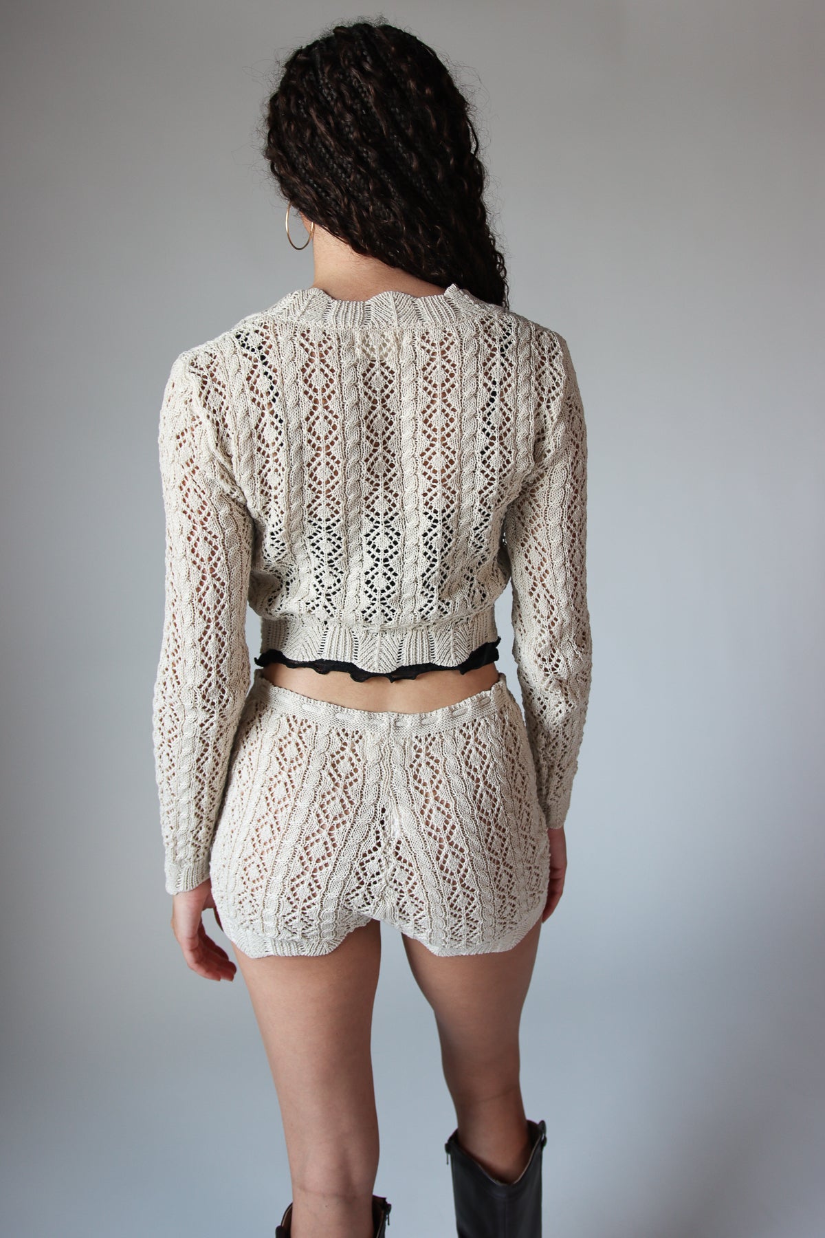Diamond Knit Cardigan