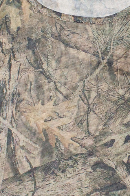 Printed Woodland Camo Mesh Tee