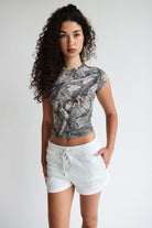 Woodland Camo Fitted Tee