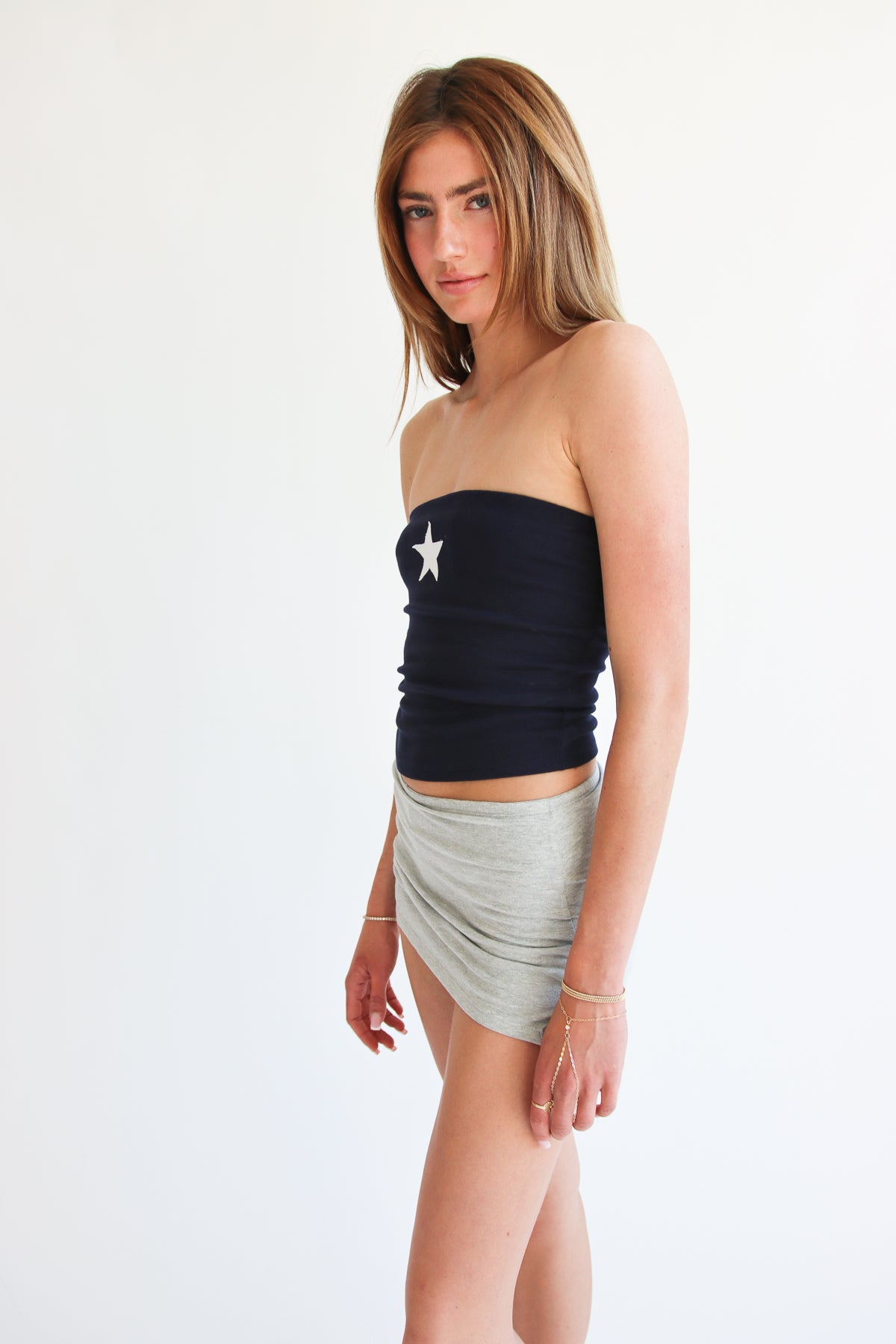 Star Patch Tube Top