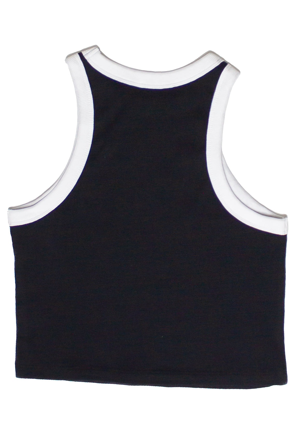 Rhinestone Star Ringer Crop Tank Top Back