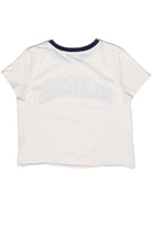 Game Day Raw Hem Ringer Tee