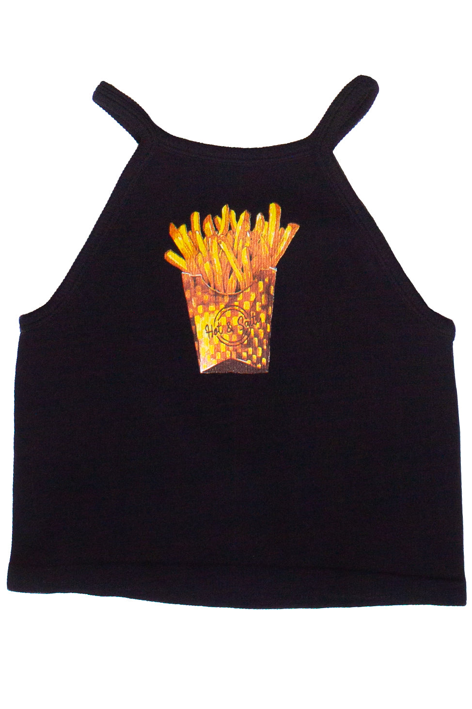 Hot Fries High Neck Seamless Tank Top