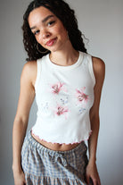 Lilies & Butterflies Tank Top