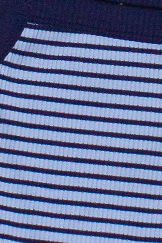 Contrast Trim Striped Tank Top