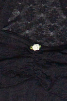 Lace Tube Top And Shrug Set - Black